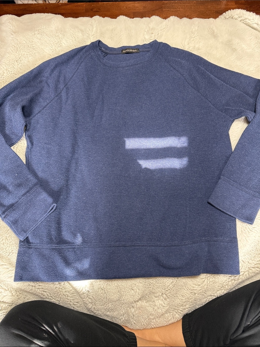 Men's Banana Republic Navy Crewneck Sweater
